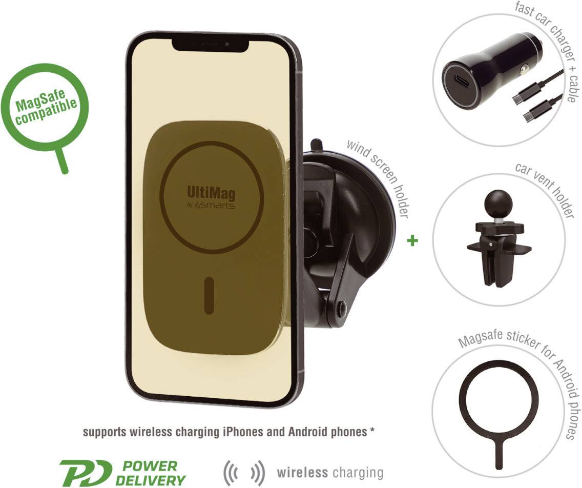 4Smarts USB Ladegerät Schwarz