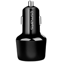 4Smarts 456260 USB Ladegerät 65 W, 18W 1x USB-C®, 1x USB-A USB PD, Quick Charge Schwarz KFZ, LKW Schnellladegerät 4Smarts 456260 USB Ladegerät 65 W, 18W 1x USB-C®, 1x USB-A USB PD, Quick Charge Schwarz KFZ, LKW Schnellladegerät