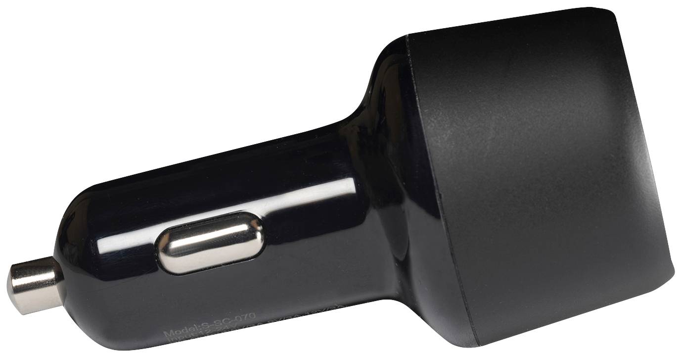 4Smarts 456260 USB Ladegerät 65 W, 18W 1x USB-C®, 1x USB-A USB PD, Quick Charge Schwarz KFZ, LKW Schnellladegerät