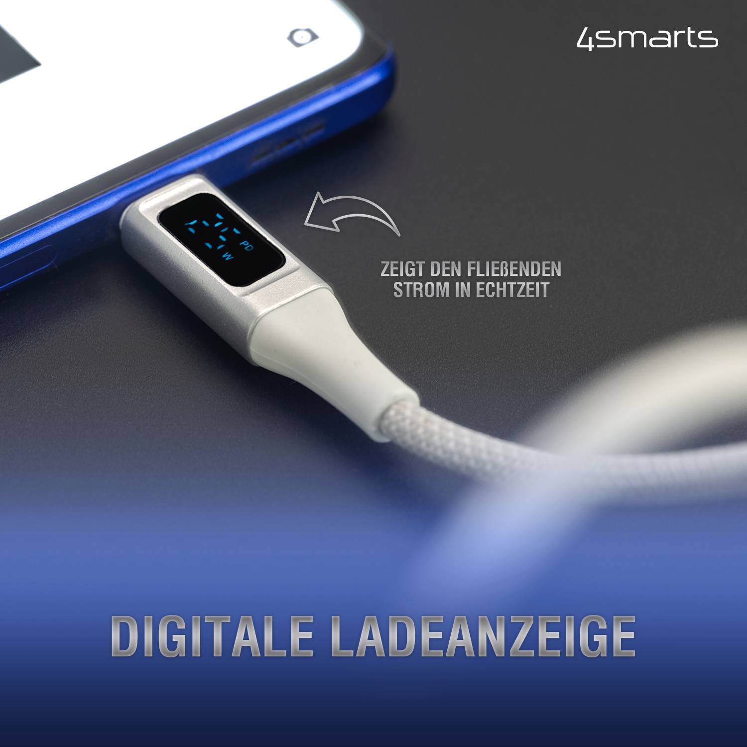 4Smarts Handy Kabel [1x USB-C® - 1x USB-C®] 1.5 m