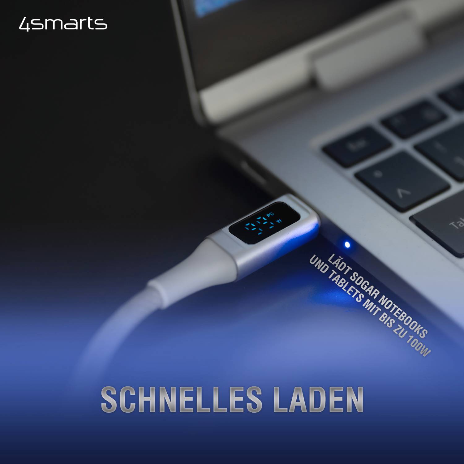 4Smarts Handy Kabel [1x USB-C® - 1x USB-C®] 1.5 m
