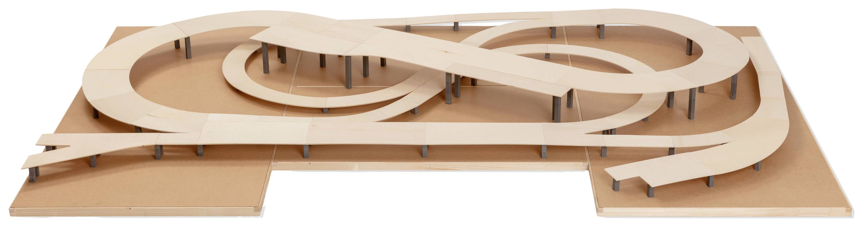 NOCH 53610 H0 Easy-Track Trassenbausatz (L x B x H) 2430 x 1480 x 138mm