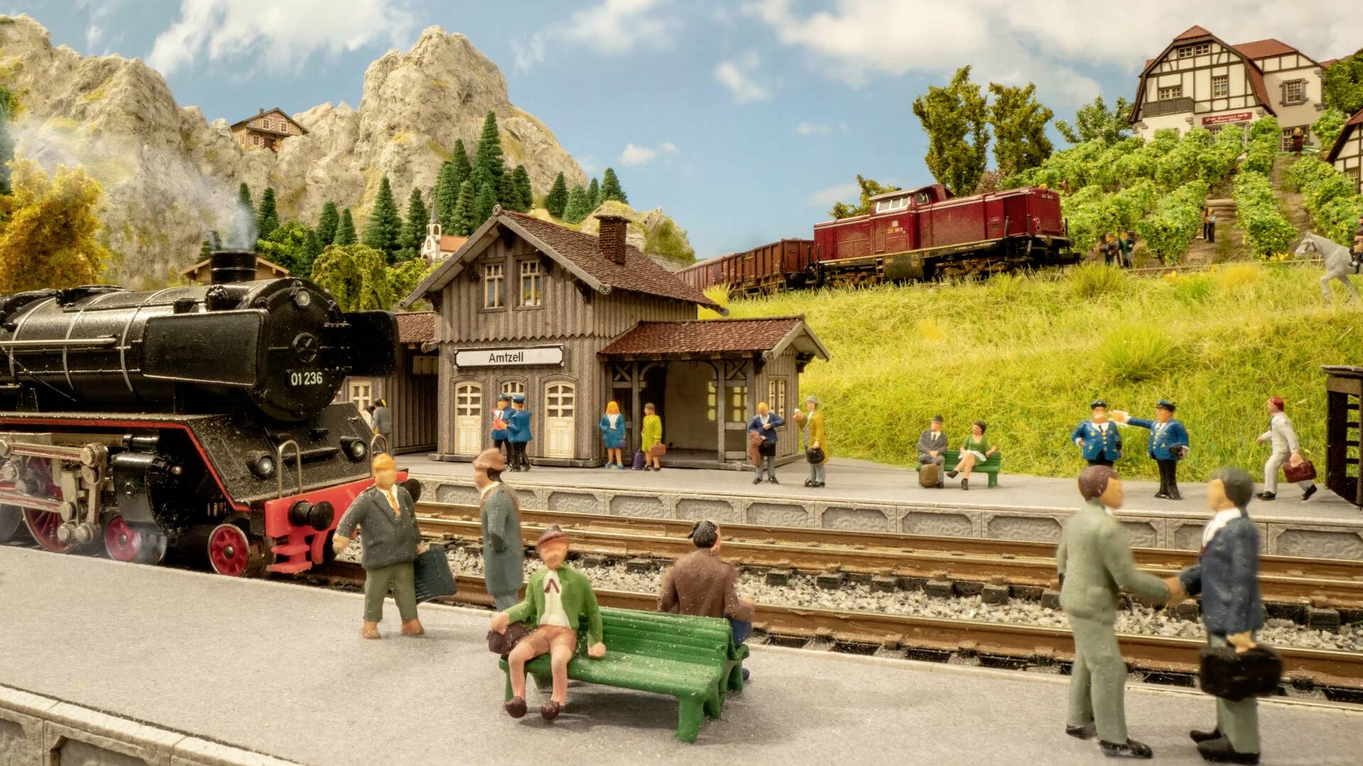 NOCH 53700 N Easy-Track Trassenbausatz (L x B x H) 1100 x 640 x 100mm