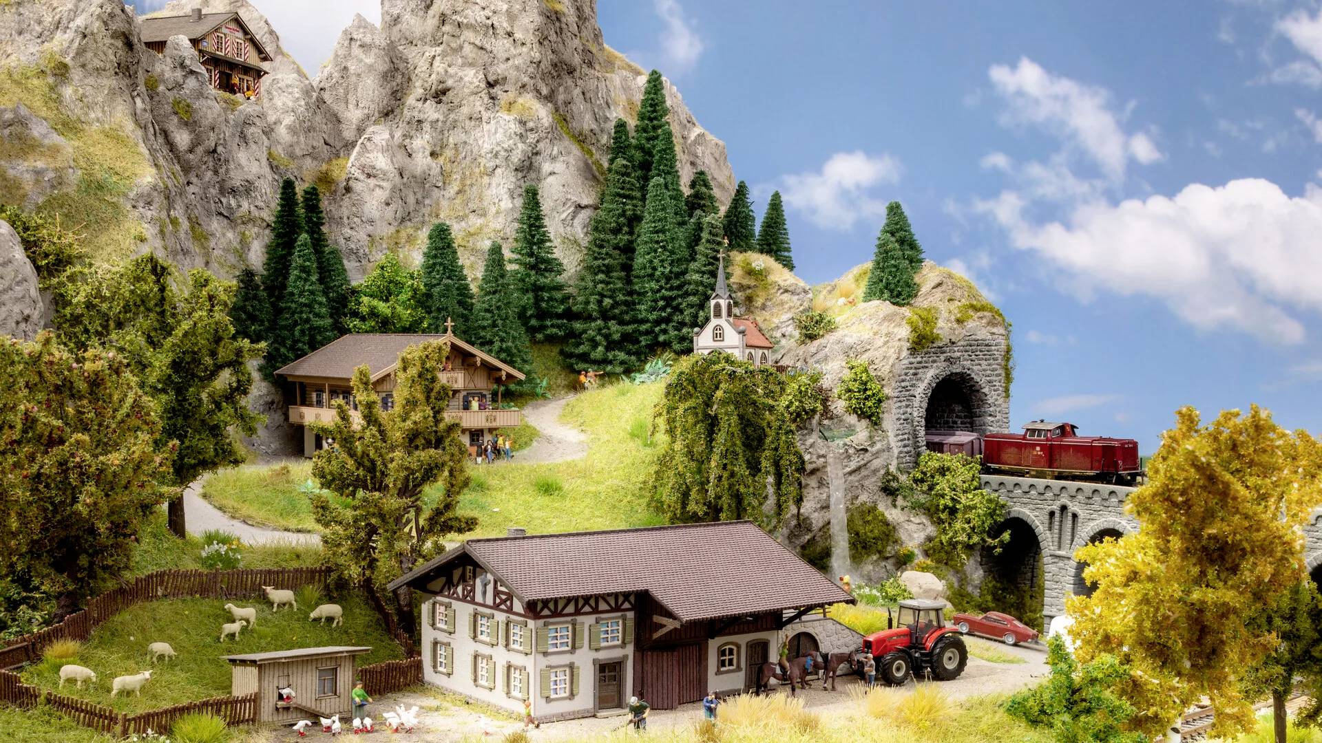 NOCH 53700 N Easy-Track Trassenbausatz (L x B x H) 1100 x 640 x 100mm