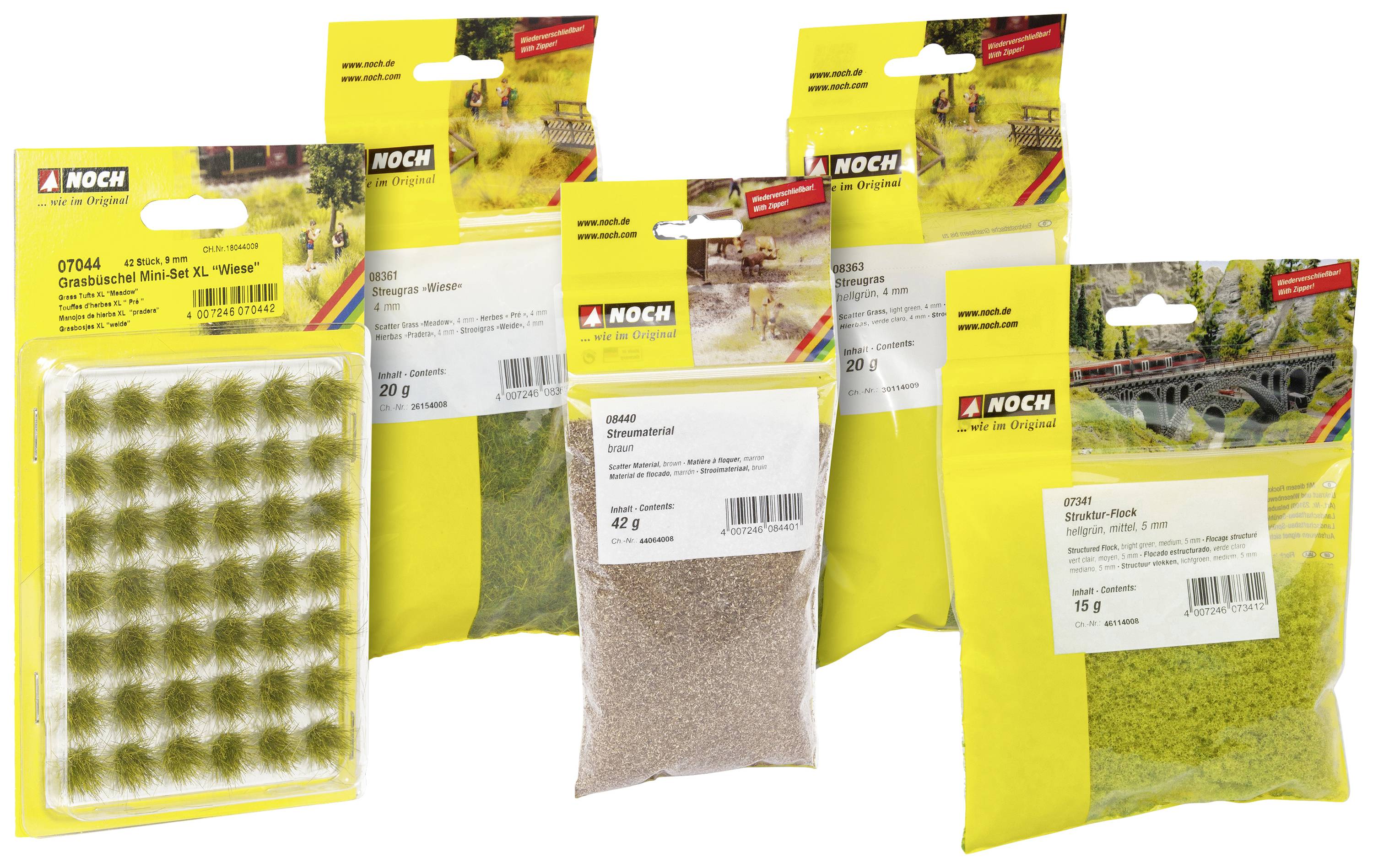 NOCH 60771 Bodengestaltungs-Set Wiese