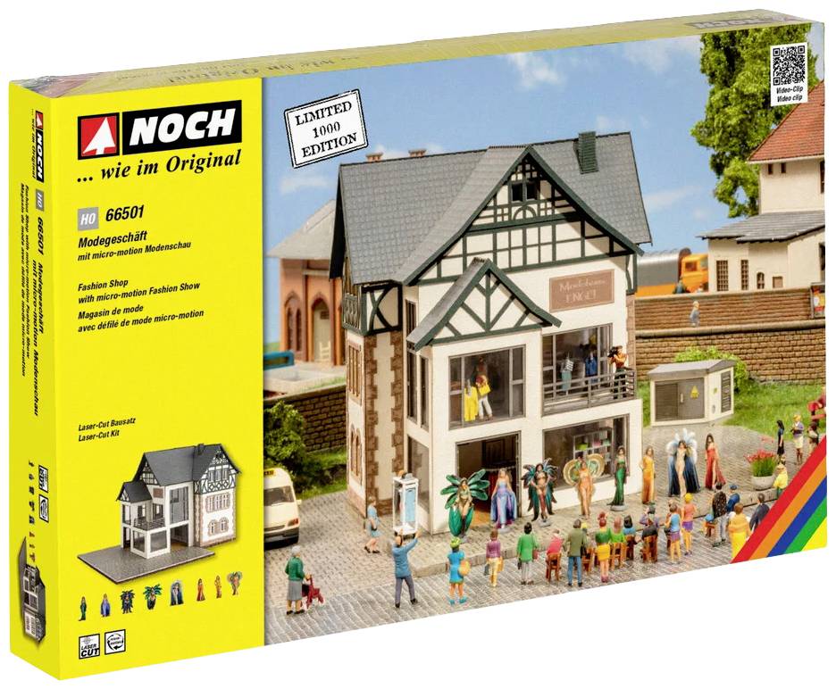 NOCH 66501 H0 Modegeschäft mit micro-motion Modeschau