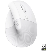 Logitech Lift Vertical Ergonomic Mouse Ergonomische Maus Bluetooth®, Funk Optisch Weiß 6 Tasten 400 Logitech Lift Vertical Ergonomic Mouse Ergonomische Maus Bluetooth®, Funk Optisch Weiß 6 Tasten 400