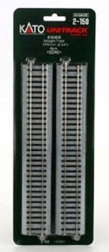 KATO H0 Unitrack 2-150 Gerades Gleis 246 mm 4 St.