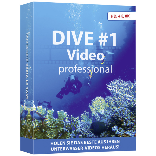 Markt & Technik DIVE 1 Video PRO Vollversion, 1 Lizenz Windows Bildbearbeitung
