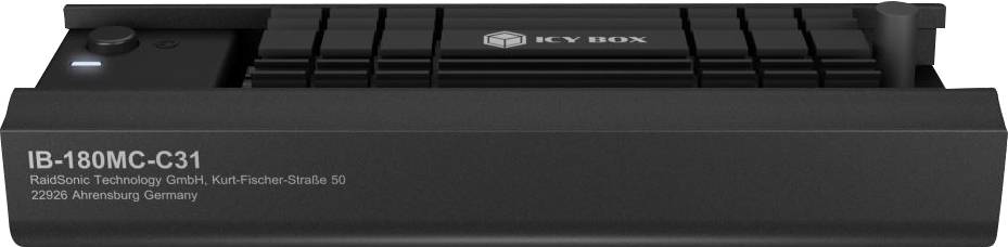 ICY BOX IB-180MC-C31 USB-C® M.2 PCIe NVMe 1 Port Festplatten-Dockingstation