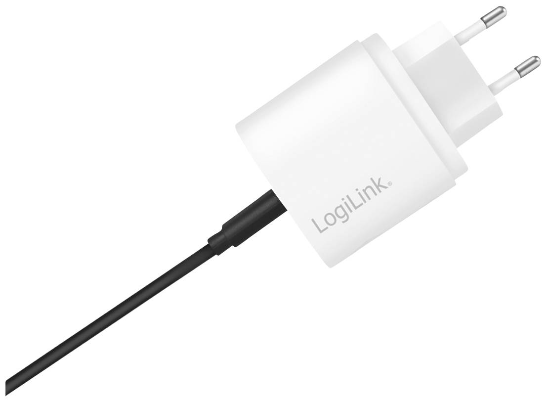 LogiLink USB-Ladegerät 20W Innenbereich, Steckdose Ausgangsstrom (max.) 3000mA USB-C® Buchse (Power Delivery) Anzahl Ausgänge: 1 x