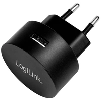 LogiLink USB Ladegerät 10.5W 1x USB-A Schwarz Innenbereich LogiLink USB Ladegerät 10.5W 1x USB-A Schwarz Innenbereich