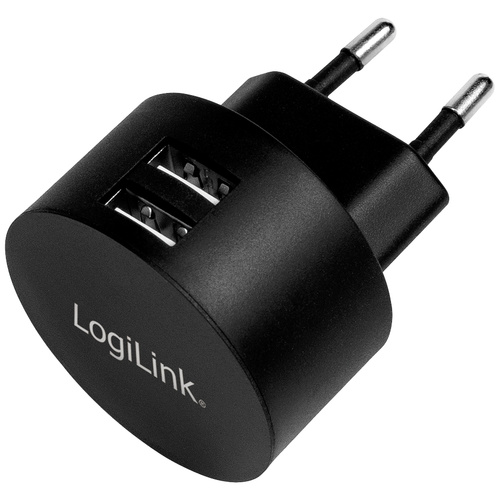 LogiLink USB-Ladegerät 10.5 W Innenbereich, Steckdose Ausgangsstrom (max.) 2100 mA Anzahl Ausgänge