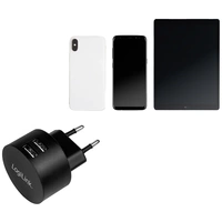 LogiLink USB Ladegerät 10.5W 2x USB-A Schwarz Innenbereich LogiLink USB Ladegerät 10.5W 2x USB-A Schwarz Innenbereich