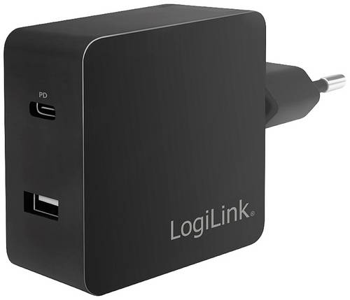 LogiLink PA0219 USB-Ladegerät Innenbereich, Steckdose Ausgangsstrom (max.) 3000mA 2 x USB-C™ Buch