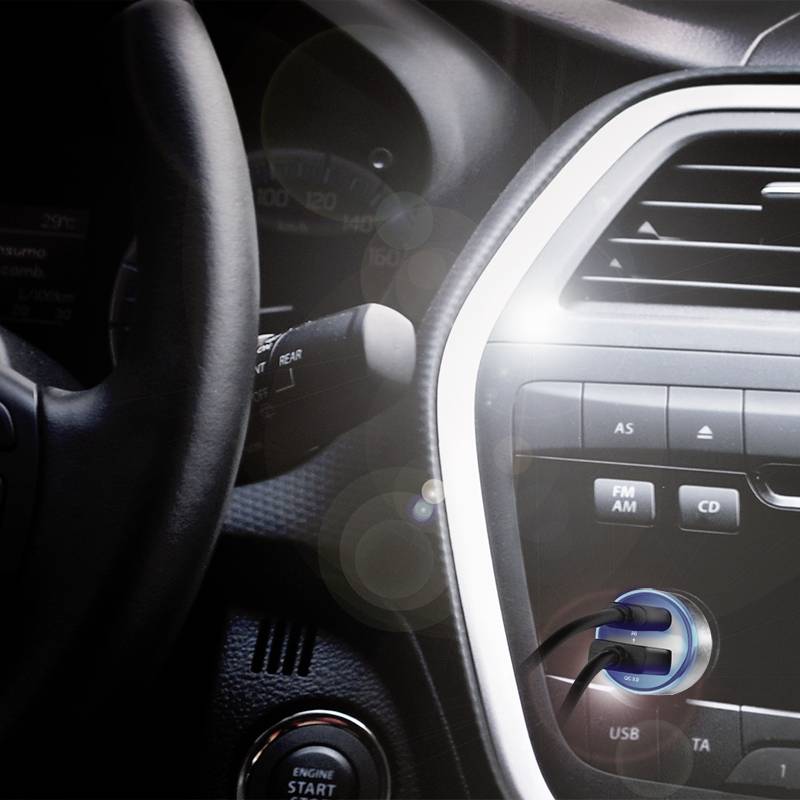 LogiLink USB Ladegerät 36W 1x USB-A, 1x USB-C® USB PD Silber KFZ USB Power Delivery (USB-PD)