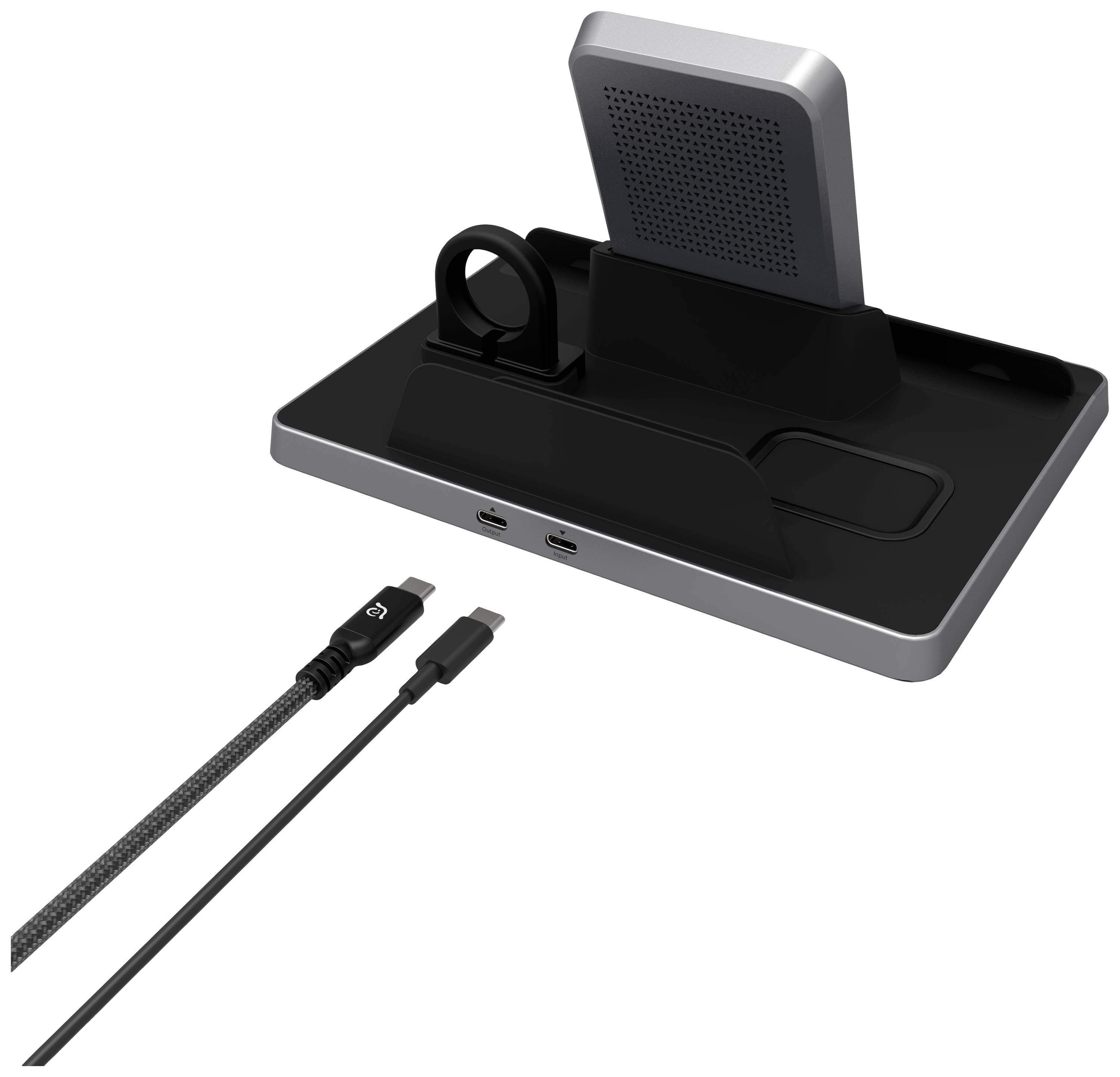 ADAM elements Induktions-Ladegerät Omnia Q5 5in1 APAADQ5OGBK Ausgänge Induktionslade-Standard Schwarz