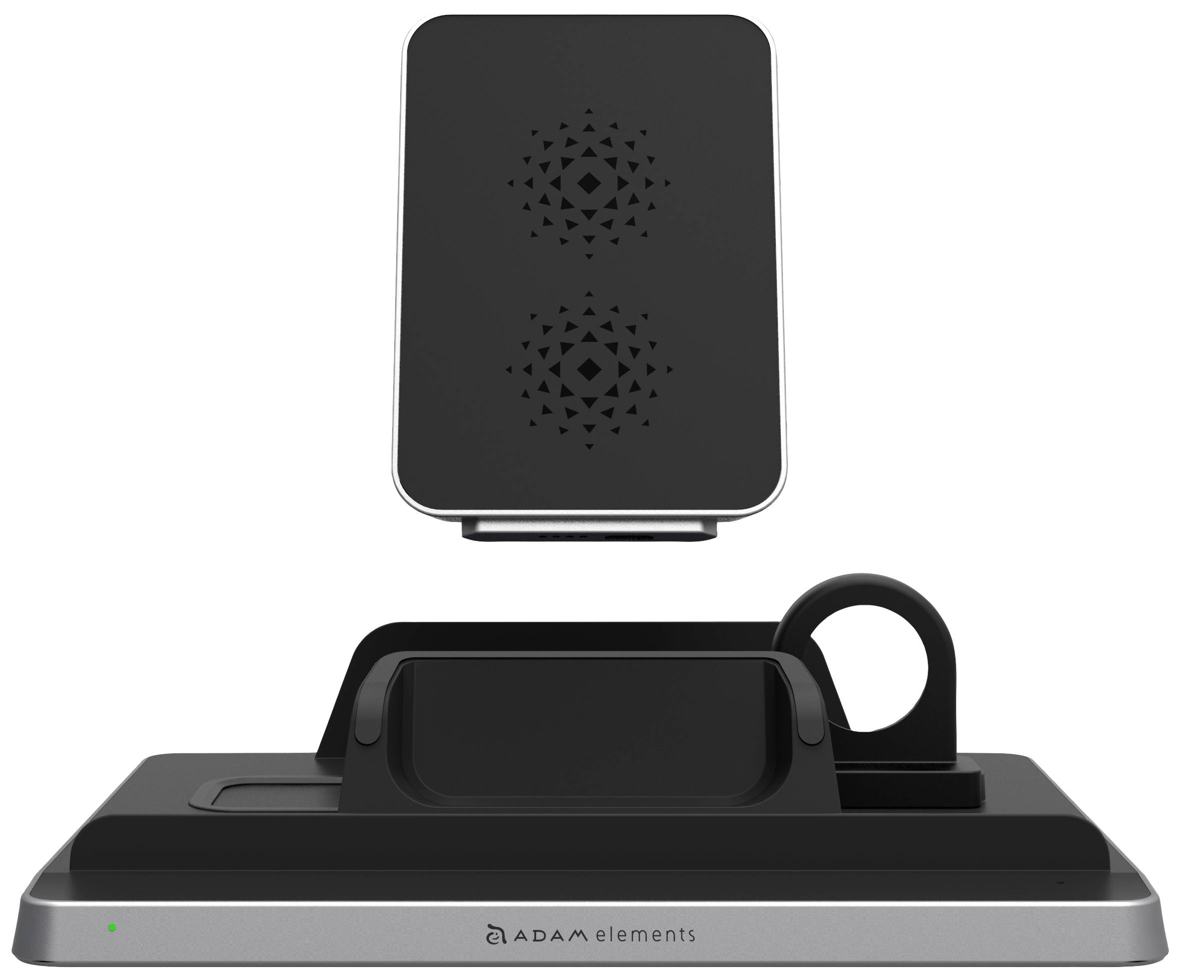 ADAM elements Induktions-Ladegerät Omnia Q5 5in1 APAADQ5OGBK Ausgänge Induktionslade-Standard Schwarz