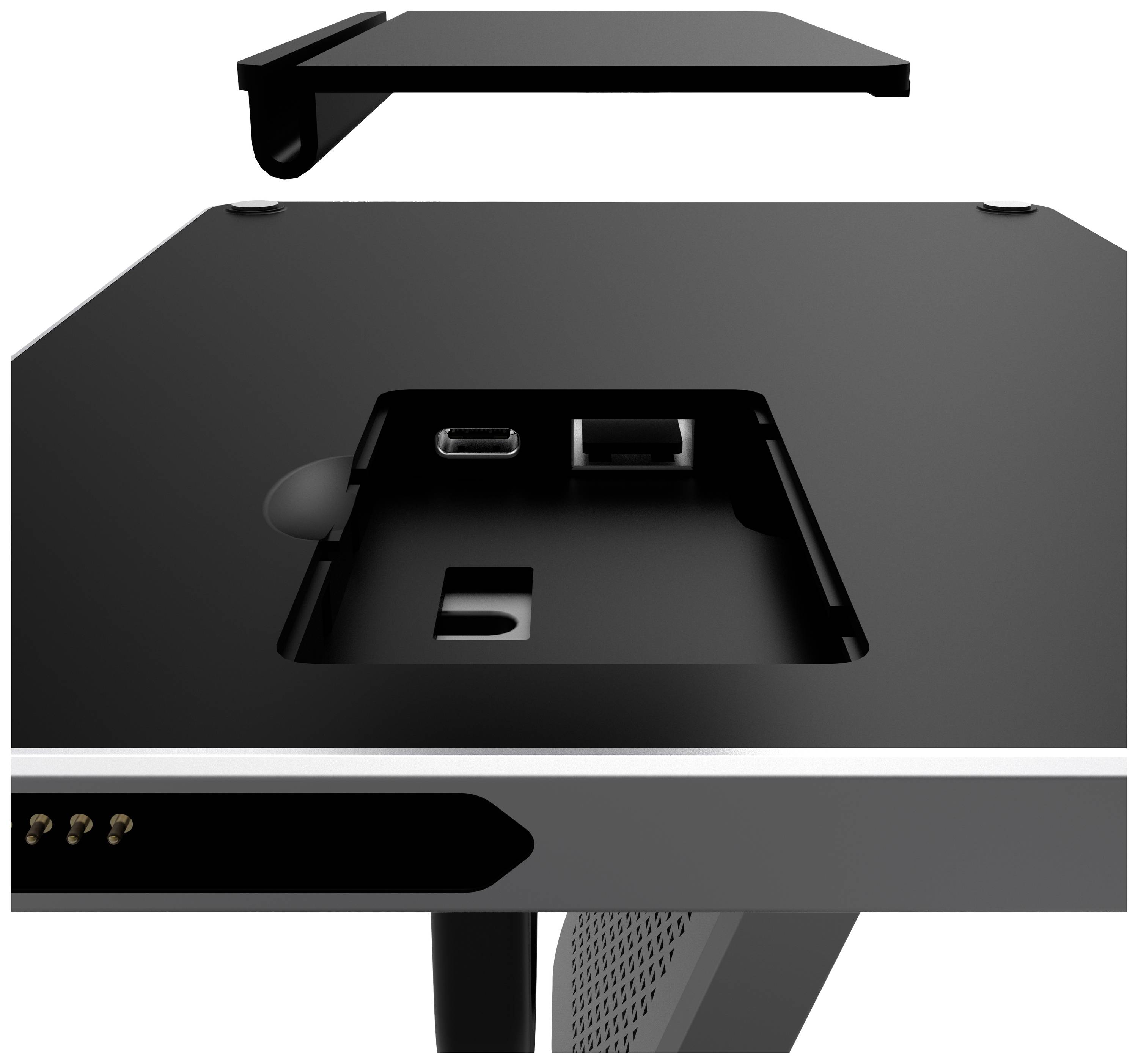 ADAM elements Induktions-Ladegerät Omnia Q5 5in1 APAADQ5OGBK Ausgänge Induktionslade-Standard Schwarz