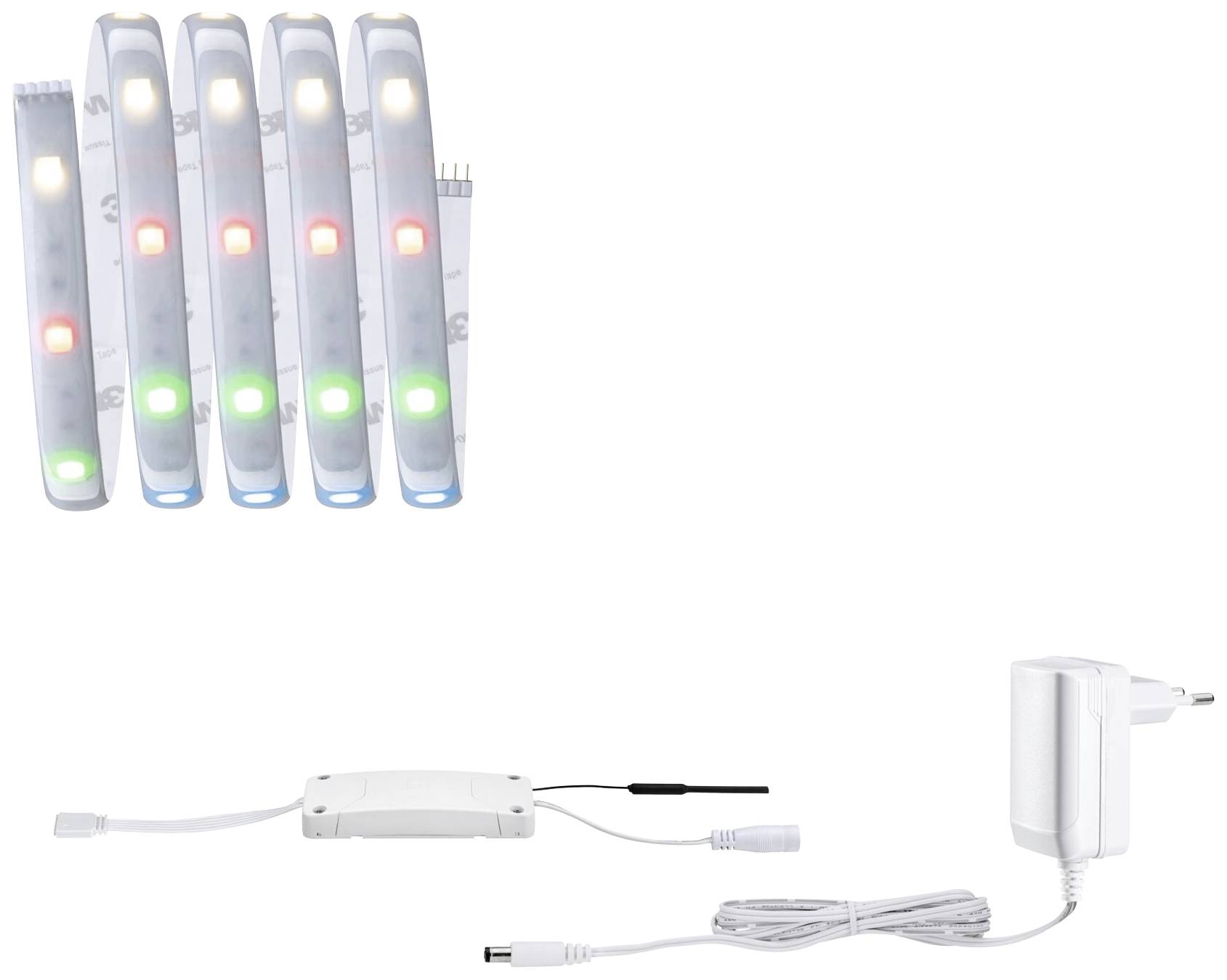 Paulmann 78865 LED-Streifen-Basisset mit Stecker 230V 1.5m RGBW 1 Set