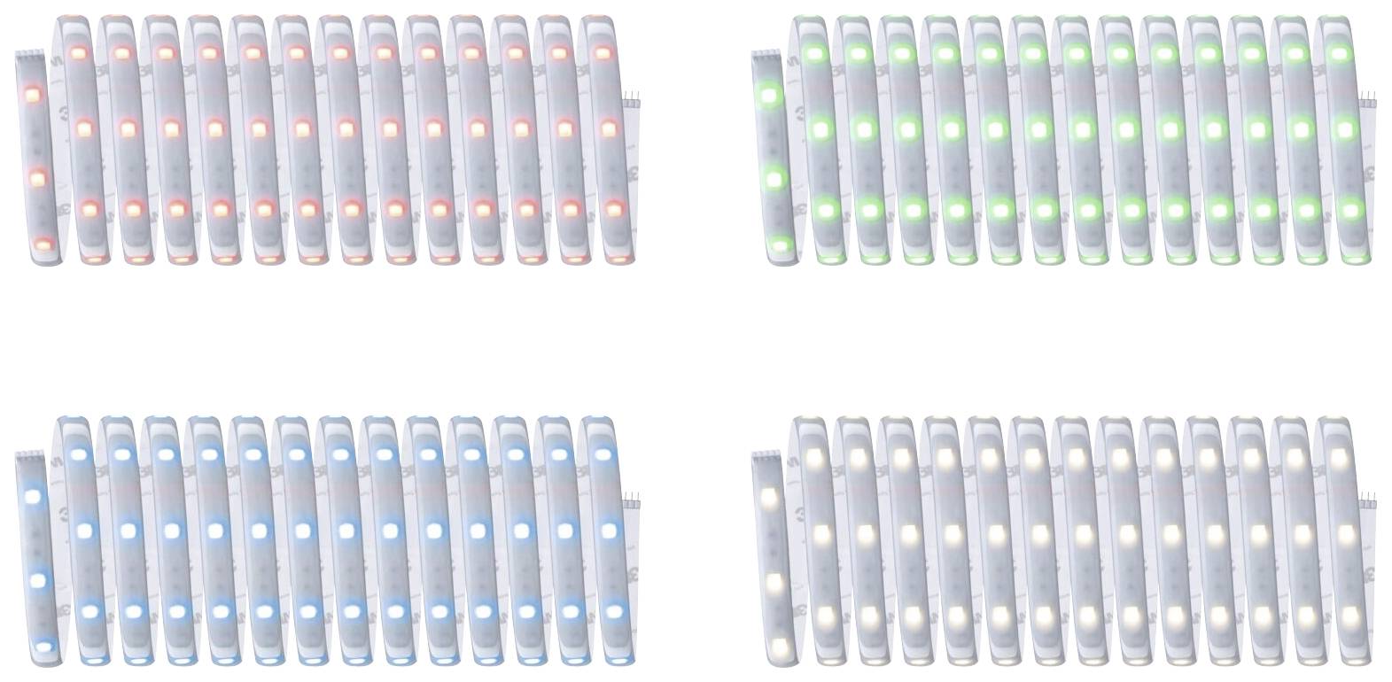 Paulmann 78867 LED-Streifen-Basisset mit Stecker 230V 5m RGBW 1 Set