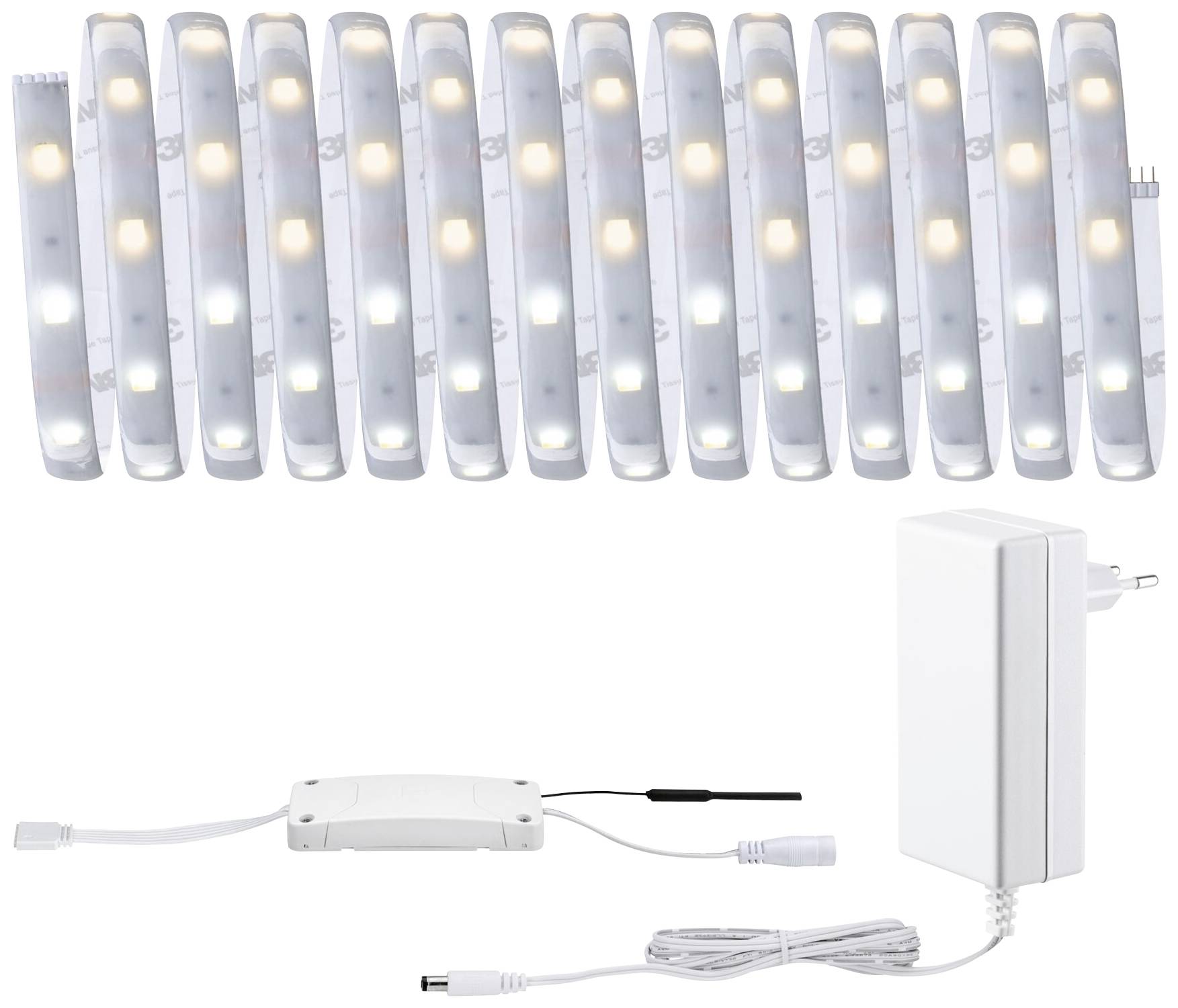 Paulmann 78870 LED-Streifen-Basisset mit Stecker 230V 5m Warmweiß 1 Set