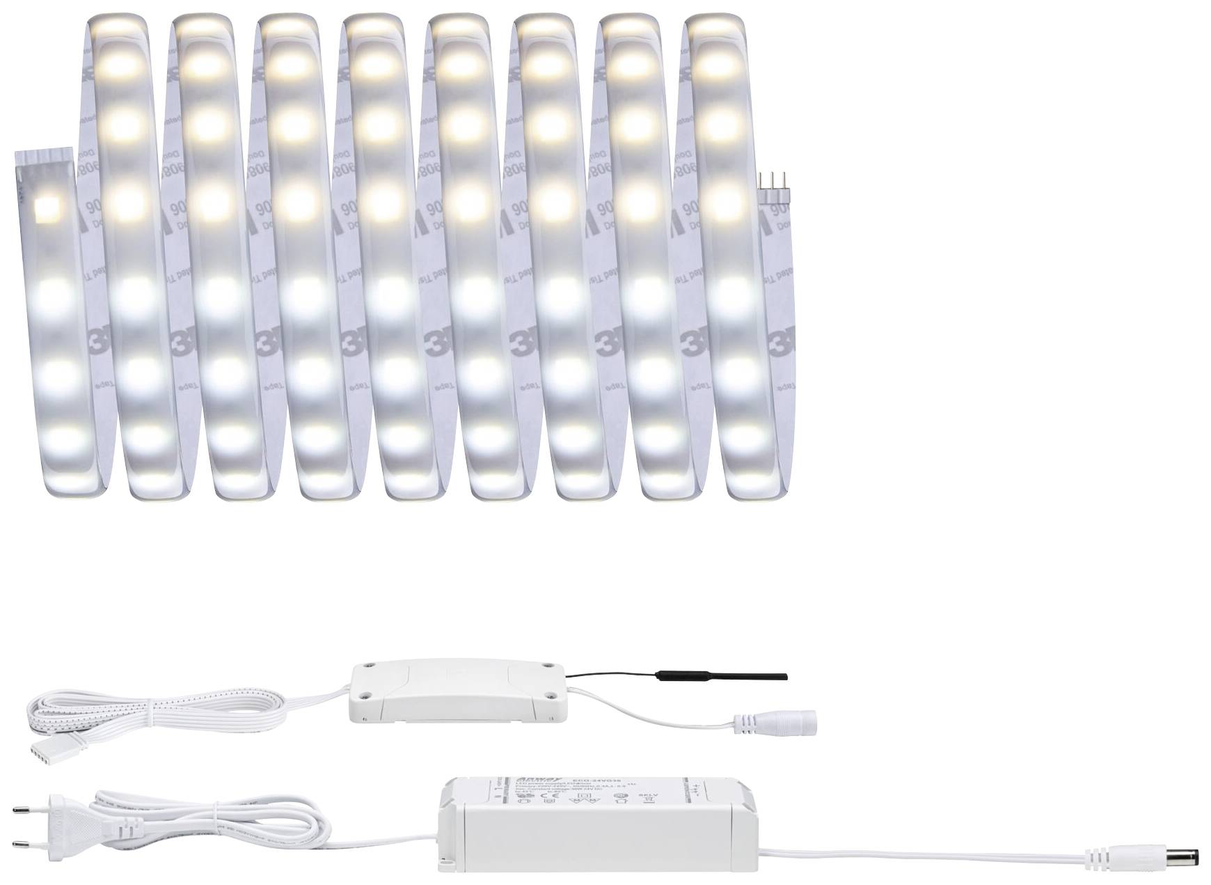 Paulmann 78872 LED-Streifen-Basisset mit Stecker 230V 3m Warmweiß 1 Set