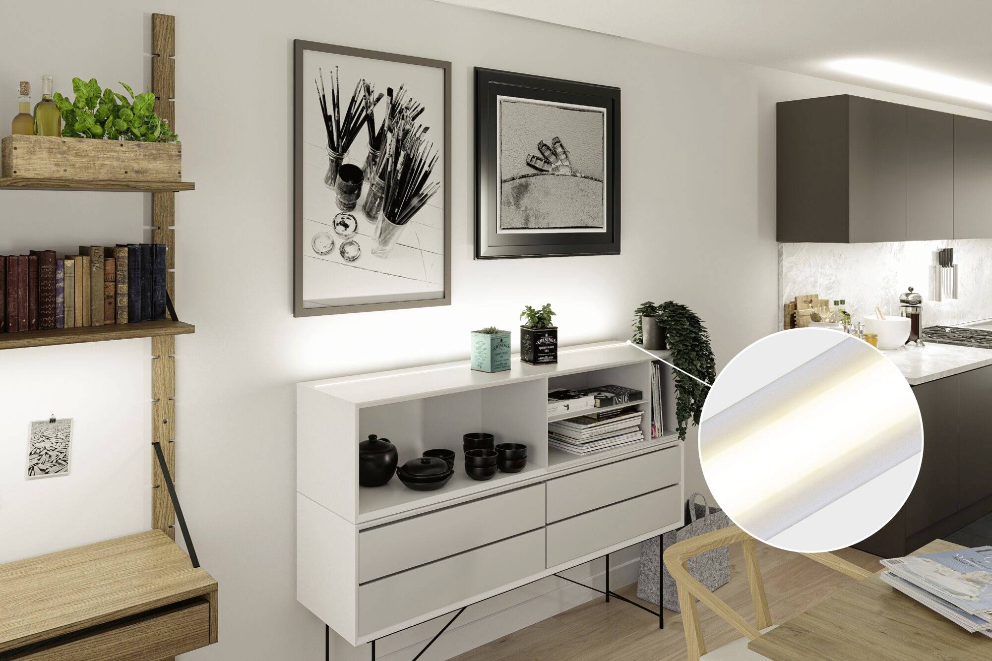 Paulmann 78862 LED-Streifen-Basisset mit Stecker 230V 3m Warmweiß 1 Set