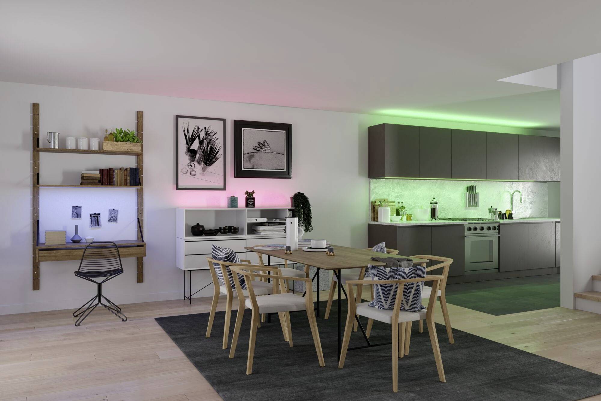 Paulmann 78864 LED-Streifen-Basisset mit Stecker 230V 3m RGB 1 Set