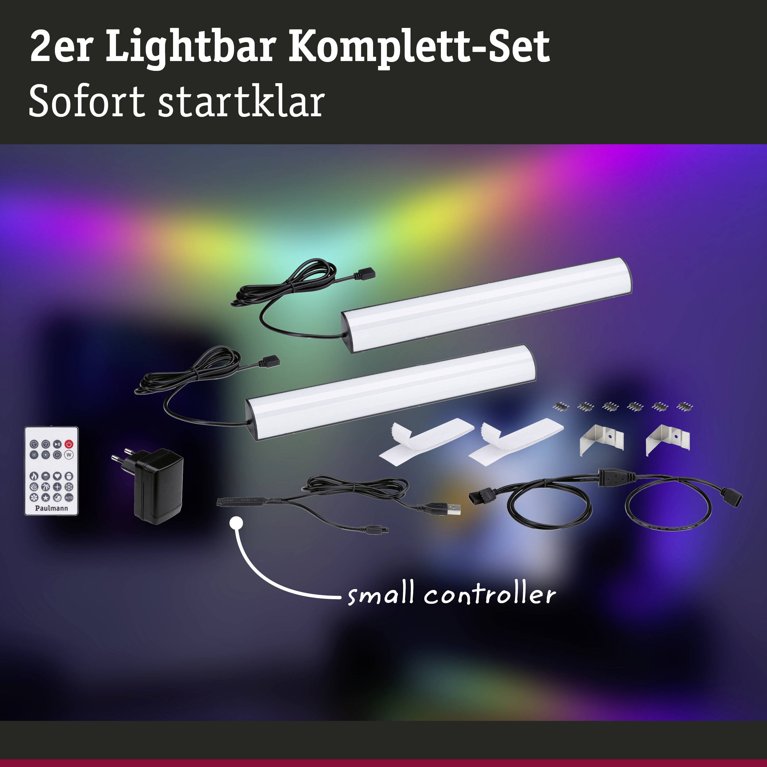 Paulmann 78878 LED-Streifen-Basisset mit USB-Anschluss 5V RGB 1 Set