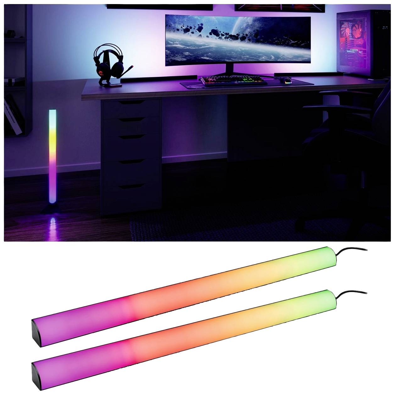 Paulmann 78879 LED-Streifen-Basisset mit USB-Anschluss 5V RGB 1 Set