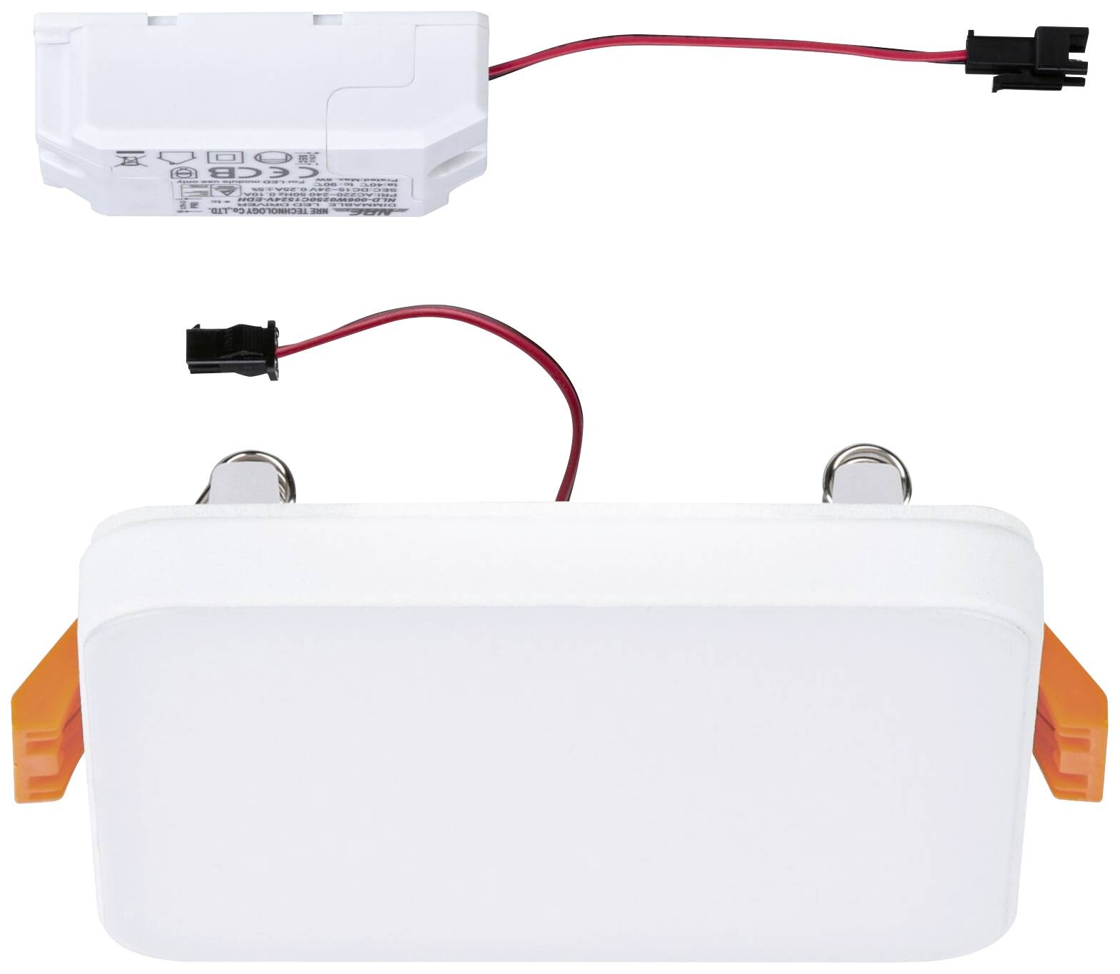 Paulmann 79947 LED-Einbaupanel 6W Warmweiß Weiß