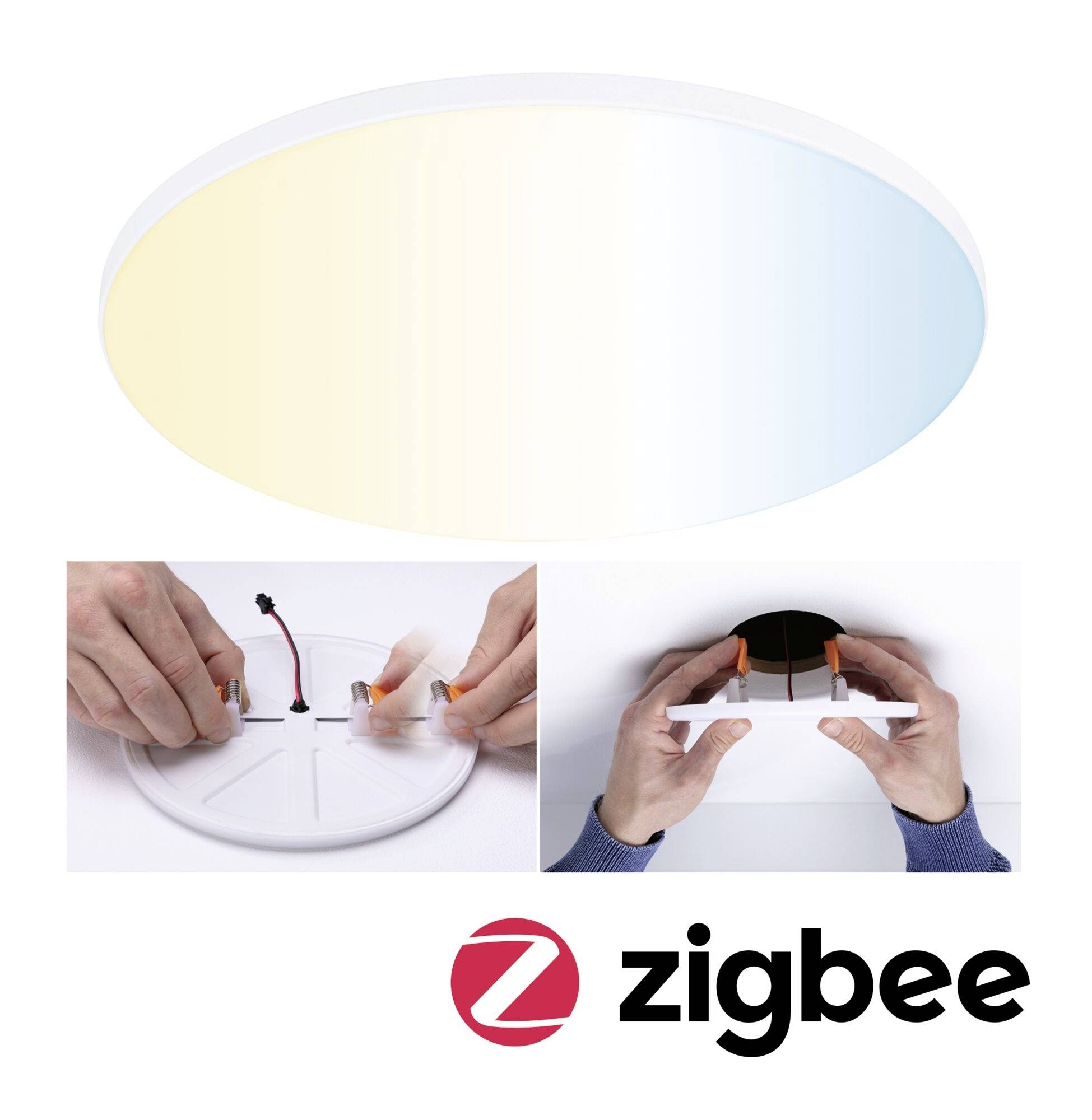 Paulmann 79957 LED-Einbaupanel 18W Warmweiß Weiß