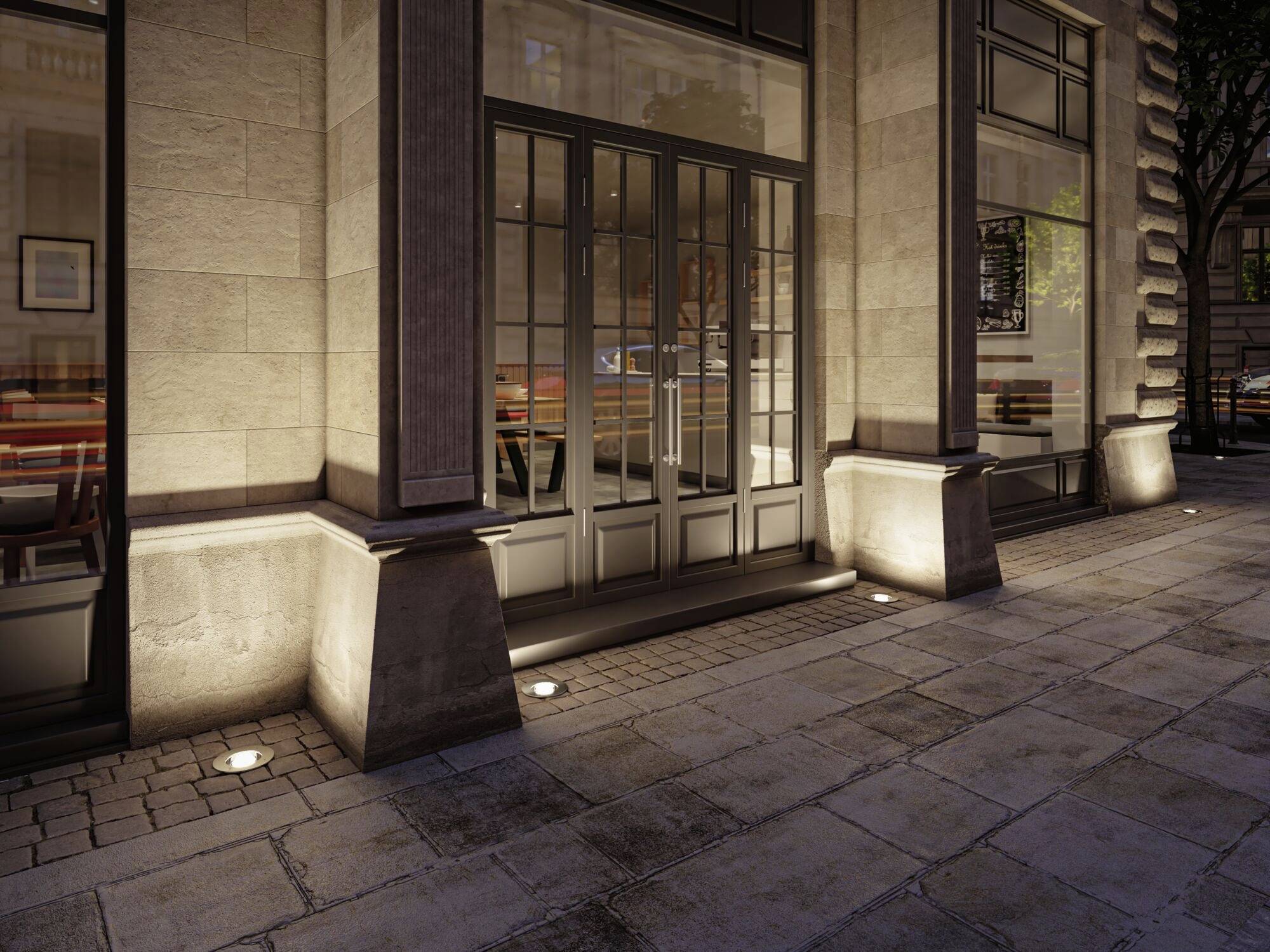 Paulmann Durea 140 94654 Bodeneinbauleuchte LED fest eingebaut LED 8W Edelstahl