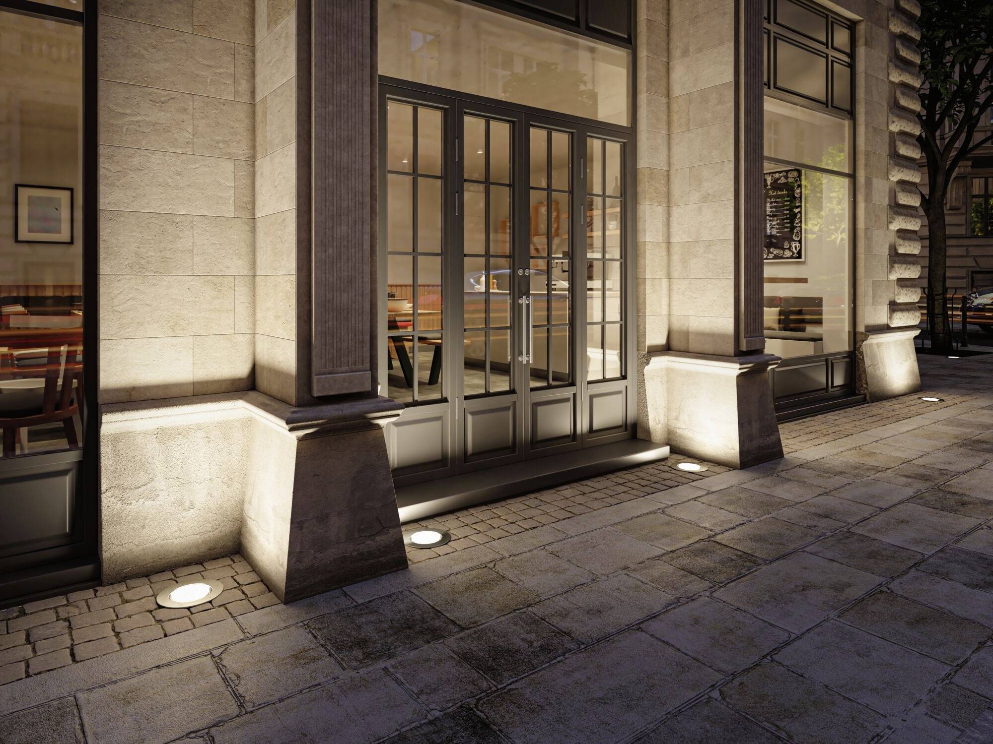 Paulmann Durea 200 94655 Bodeneinbauleuchte Edelstahl