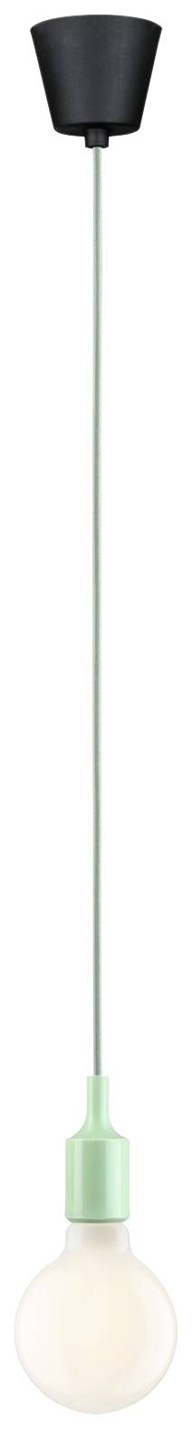 Paulmann 78428 Pendelleuchte E27 Hellgrün, Schwarz