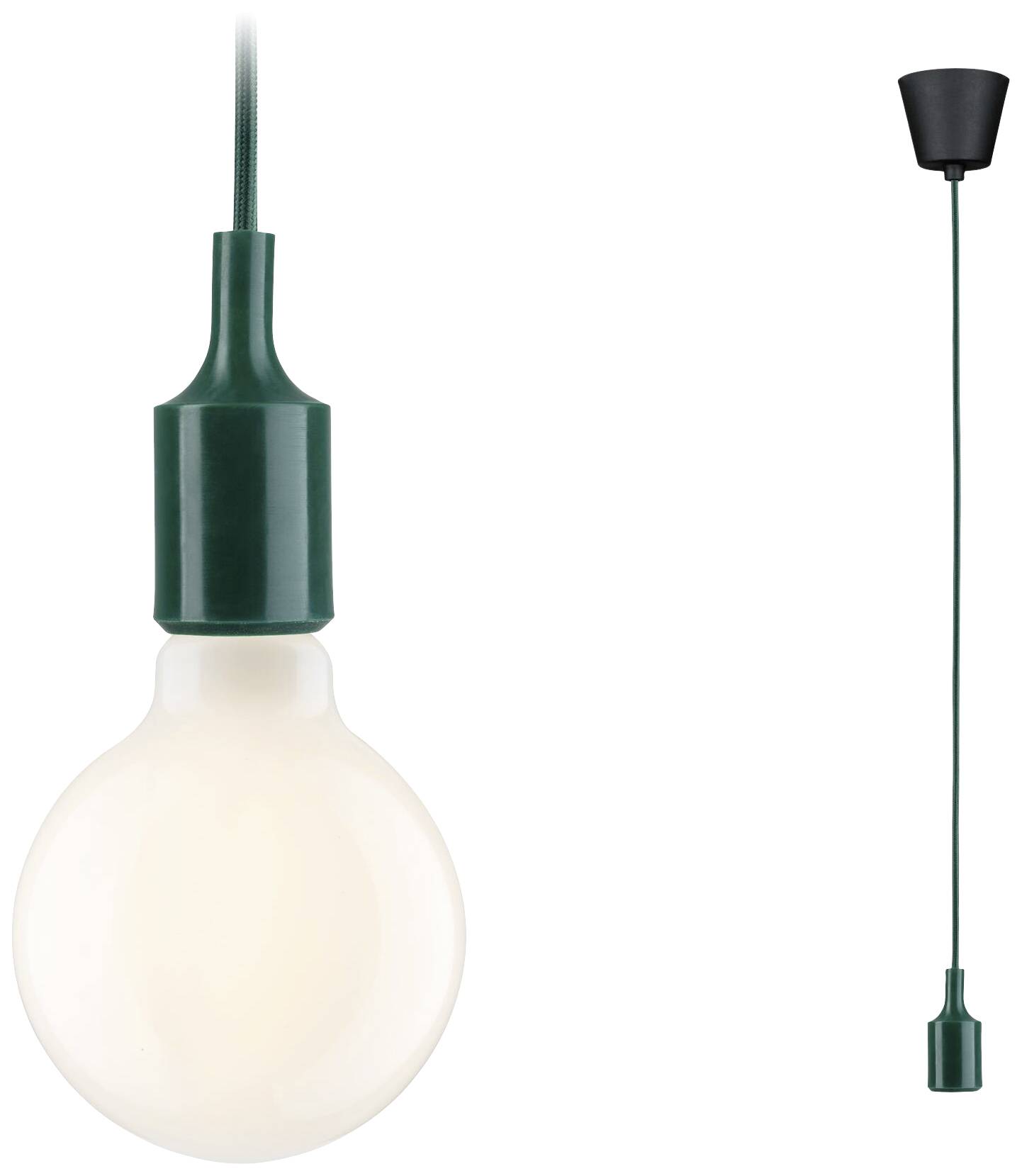Paulmann 78429 Pendelleuchte E27 Grün, Schwarz