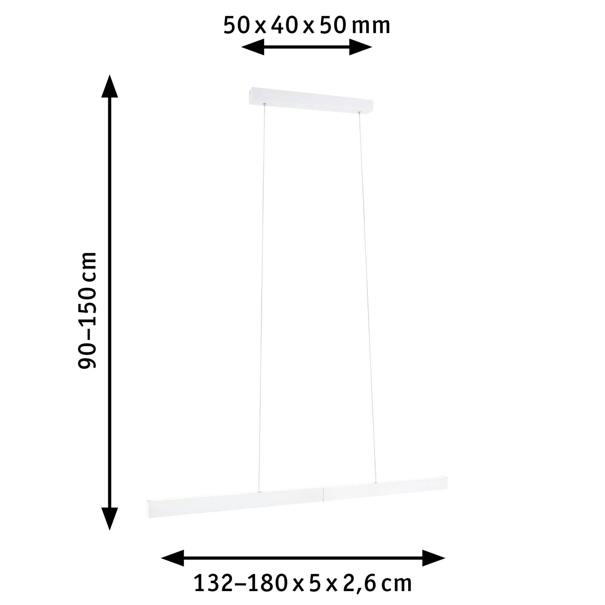 Paulmann 79888 LED-Pendelleuchte 36W Schwarz