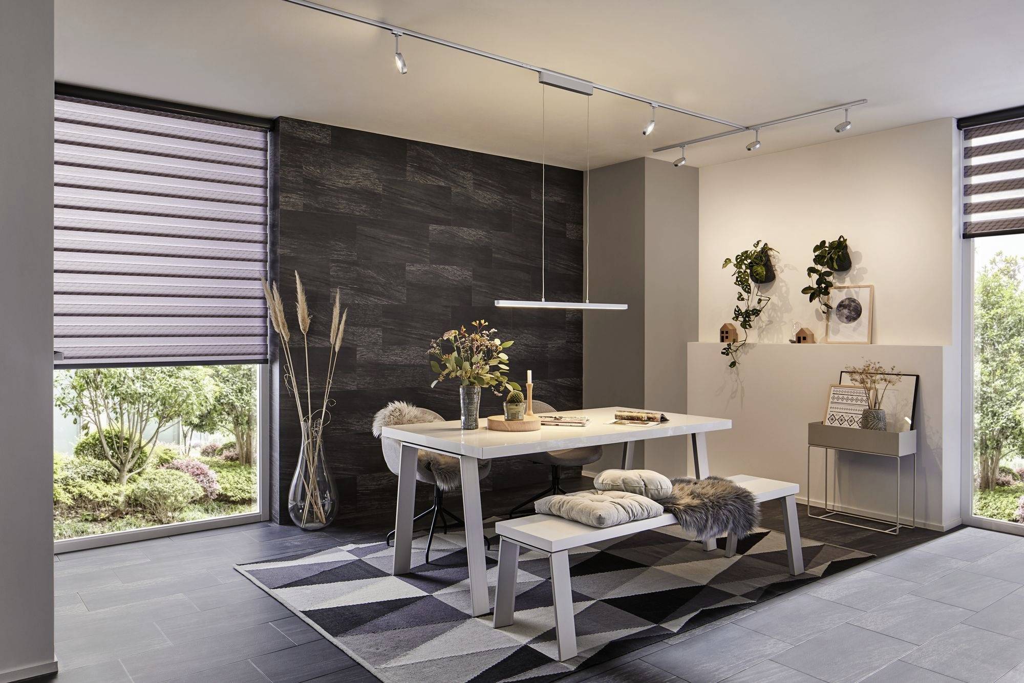 Paulmann LED-Pendelleuchte URail 42W LED Chrom (matt)