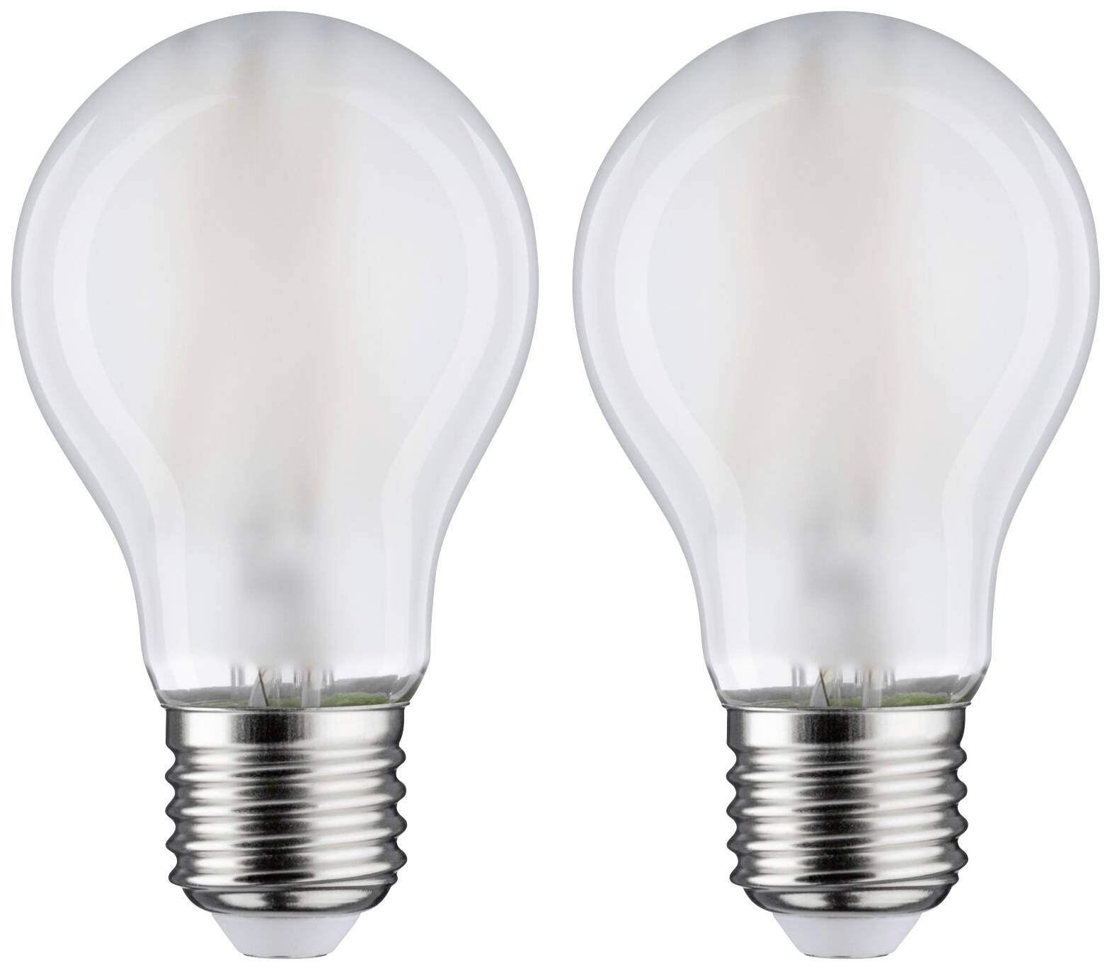 Paulmann 28924 LED EEK E (A - G) E27 Glühlampenform 7W = 60W Neutralweiß (Ø x H) 60mm x 106mm 2St.