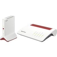 AVM FRITZ!Box 7590 AX+FRITZ!Repeater 6000 WLAN Router mit Modem Integriertes Modem: ADSL2+, UMTS, V AVM FRITZ!Box 7590 AX+FRITZ!Repeater 6000 WLAN Router mit Modem Integriertes Modem: ADSL2+, UMTS, V