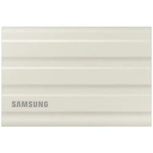 Samsung Portable T7 Shield 2 TB Externe SSD USB-A (USB 3.2 Gen 2) Beige PC/Mac MU-PE2T0K/EU Samsung Portable T7 Shield 2 TB Externe SSD USB-A (USB 3.2 Gen 2) Beige PC/Mac MU-PE2T0K/EU