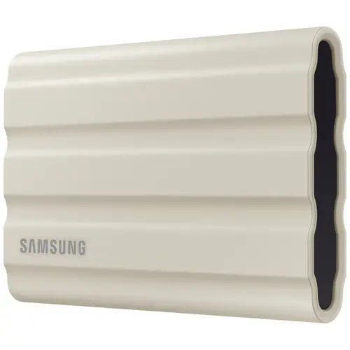 Samsung Portable T7 Shield 2 TB Externe SSD USB-A (USB 3.2 Gen 2) Beige PC/Mac MU-PE2T0K/EU Samsung Portable T7 Shield 2 TB Externe SSD USB-A (USB 3.2 Gen 2) Beige PC/Mac MU-PE2T0K/EU
