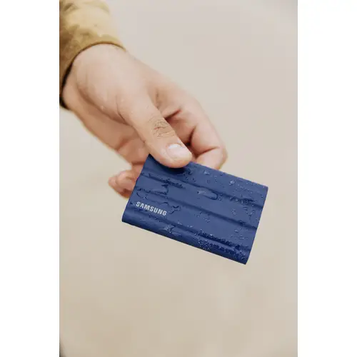 Samsung Portable T7 Shield 2 TB Externe SSD USB-A (USB 3.2 Gen 2) Blau PC/Mac MU-PE2T0R/EU Samsung Portable T7 Shield 2 TB Externe SSD USB-A (USB 3.2 Gen 2) Blau PC/Mac MU-PE2T0R/EU