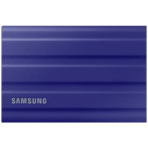 Samsung Portable T7 Shield 2 TB Externe SSD USB-A (USB 3.2 Gen 2) Blau PC/Mac MU-PE2T0R/EU Samsung Portable T7 Shield 2 TB Externe SSD USB-A (USB 3.2 Gen 2) Blau PC/Mac MU-PE2T0R/EU