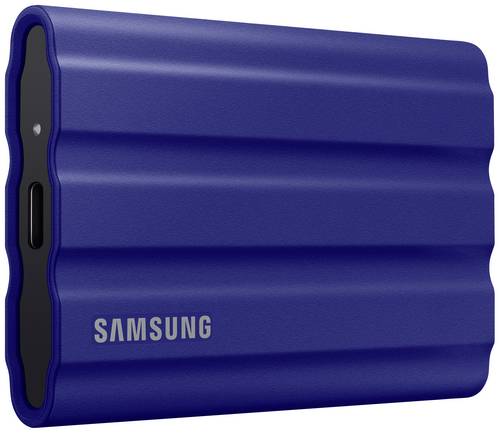 Samsung Portable T7 Shield 2 TB Externe SSD USB-A (USB 3.2 Gen 2) Blau PC/Mac MU-PE2T0R/EU