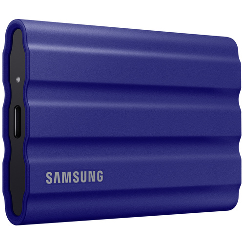 Samsung Portable T7 Shield 2 TB Externe SSD USB 3.2 Gen 2 Blau PC/Mac MU-PE2T0R/EU