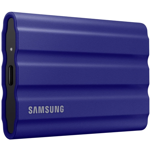 Samsung Portable T7 Shield 2 TB Externe SSD USB-A (USB 3.2 Gen 2) Blau PC/Mac MU-PE2T0R/EU Samsung Portable T7 Shield 2 TB Externe SSD USB-A (USB 3.2 Gen 2) Blau PC/Mac MU-PE2T0R/EU
