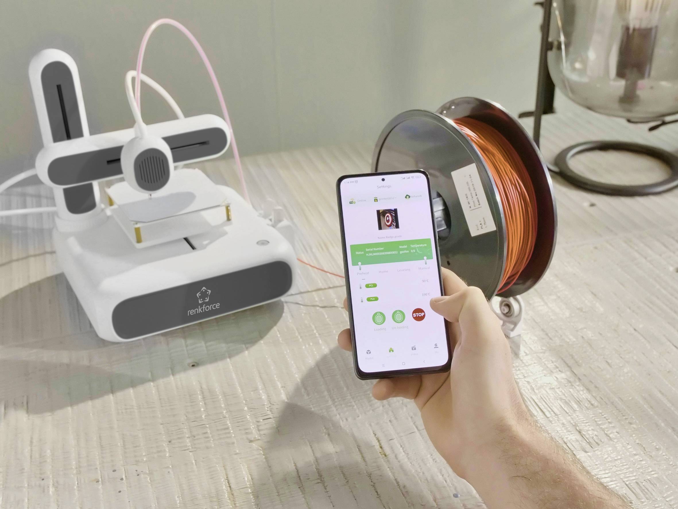 Renkforce 3D Drucker inkl. Filament