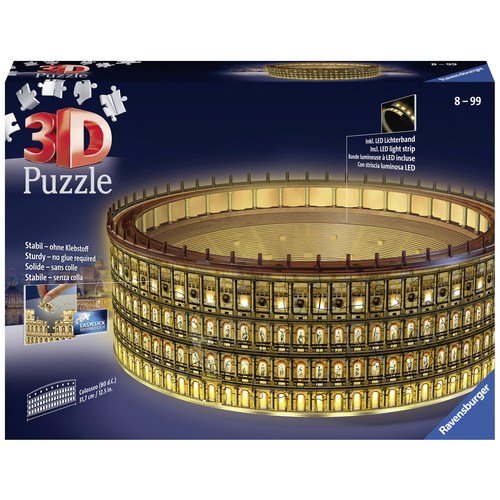 Ravensburger 3D Puzzle Kolosseum bei Nacht 216 Teile 11148 1 St.